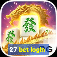 27 bet login